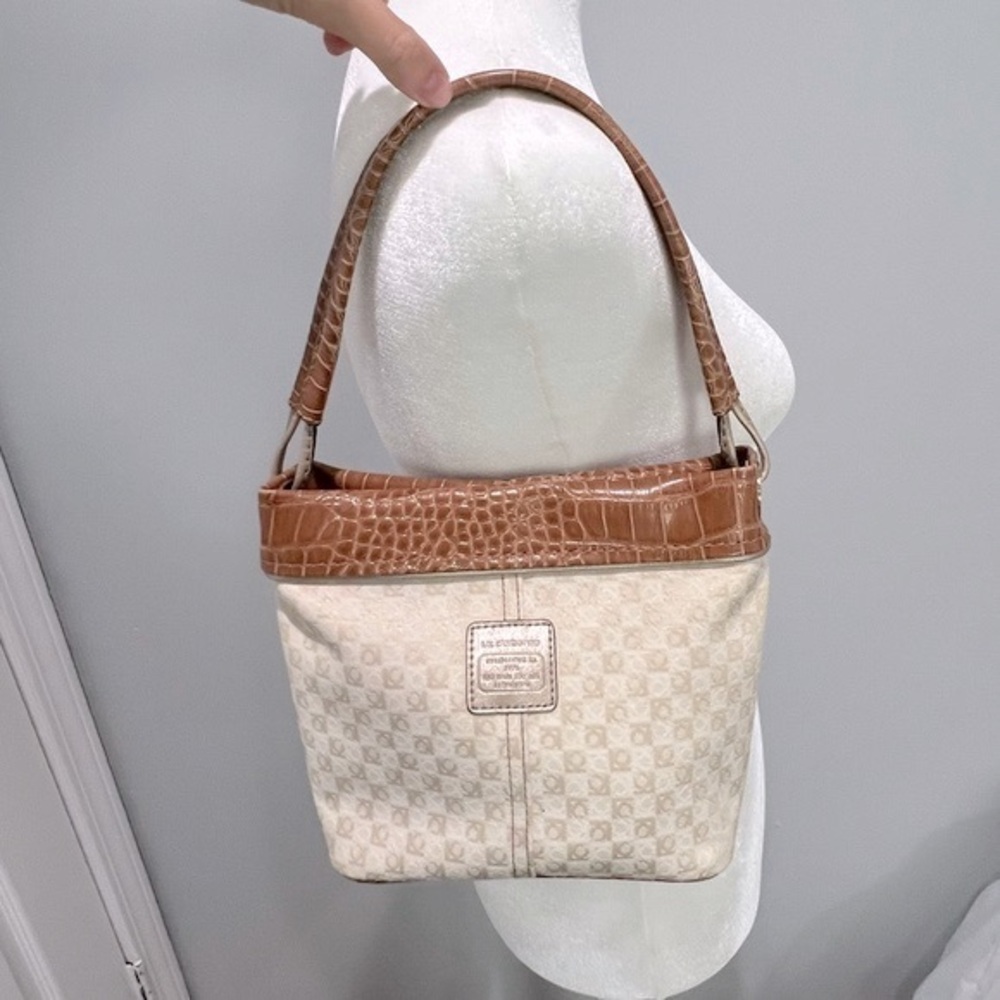 Liz Claiborne Vintage 90s Monogram‎ Handbag